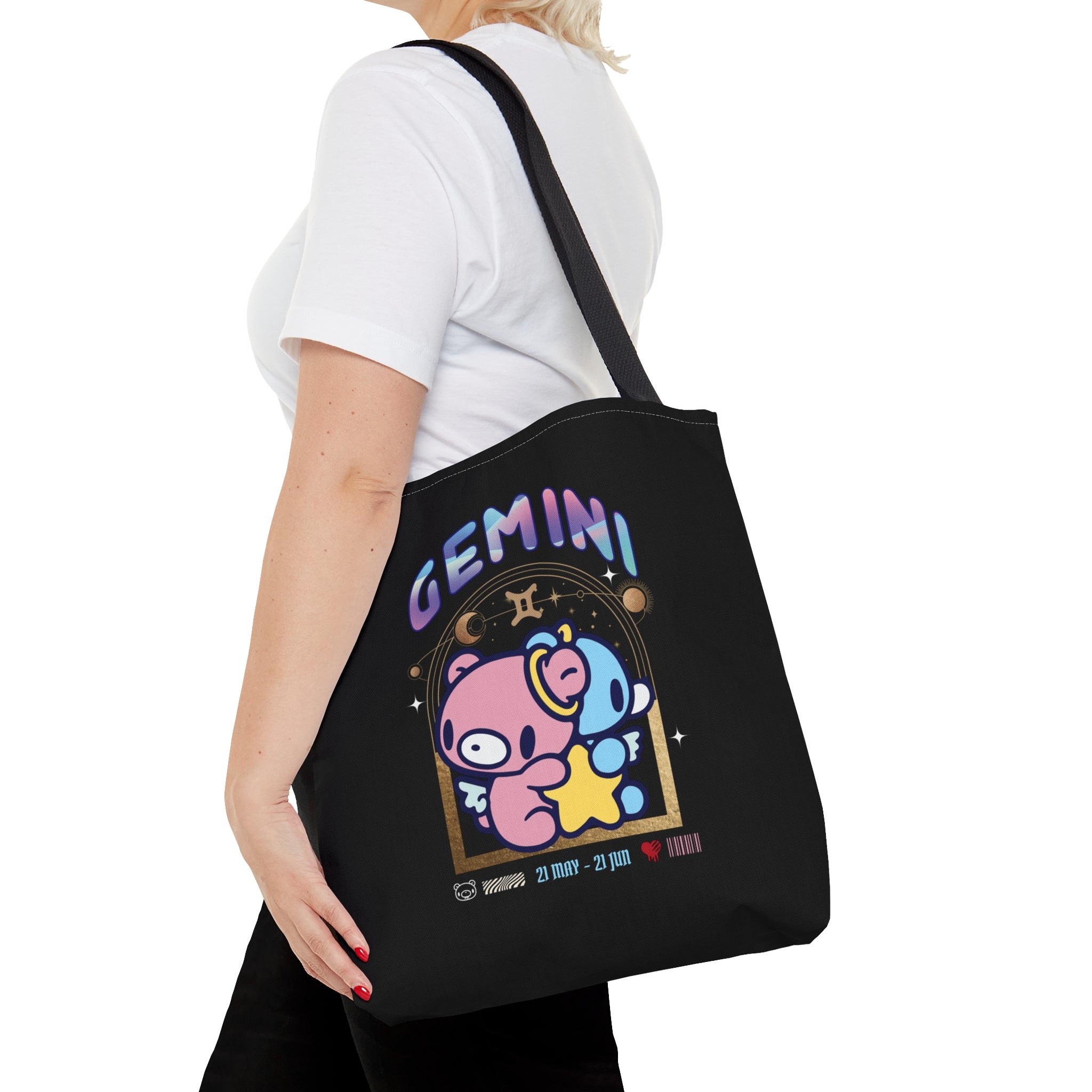Gloomy Gemini zodiac Tote Bag
